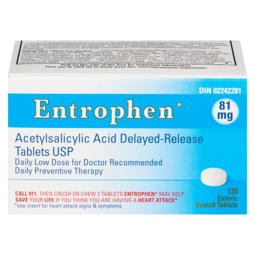 Picture of ENTROPHEN EC LOW DOSE TABLET 81MG 120S                                     