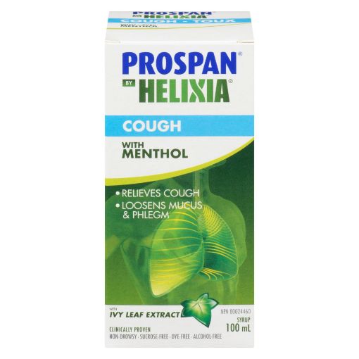 Picture of PROSPAN BY HELIXIA ADULT COUGH SYRUP - MENTHOL 100ML                       