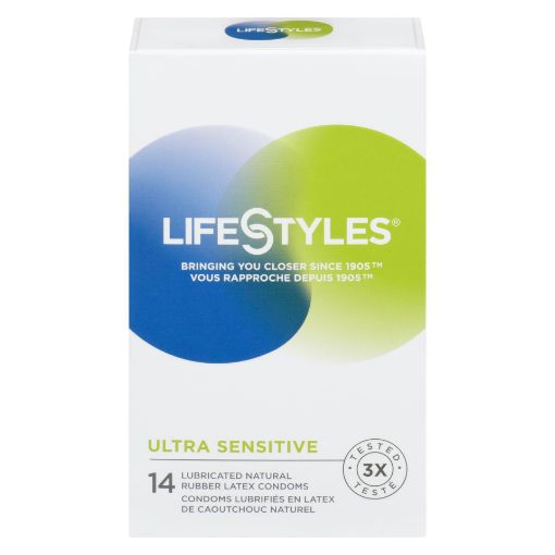 Picture of LIFESTYLES CONDOMS - ULTRA SENSITIVE 14S                                   