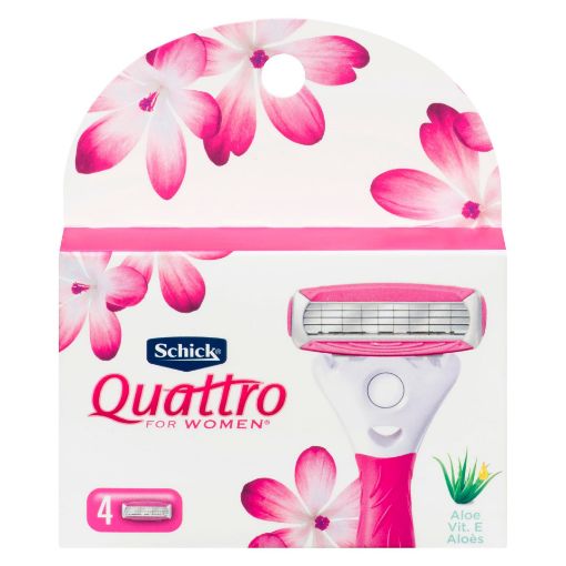 Picture of SCHICK QUATTRO ULTRA SMOOTHE REFILL - WOMENS 4S