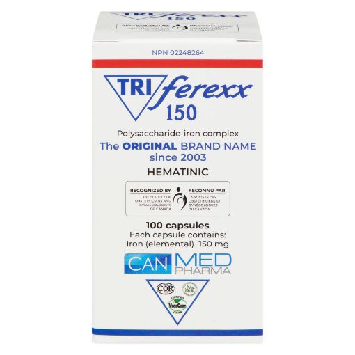 Picture of TRIFEREXX - HEMATINIC CAPSULES 150MG 100S                             