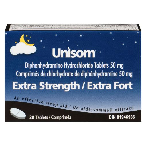 Picture of UNISOM SLEEP TABLET 50MG 1X20S                                             