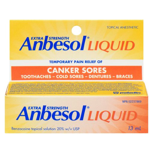 Picture of ANBESOL EXTRA STRENGTH 20% LIQUIDE  13ML                                   