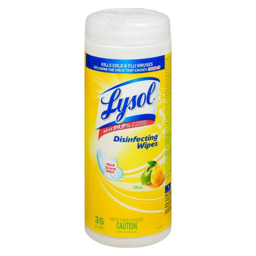 Picture of LYSOL DISINFECTING WIPES - CITRUS SCENT 35S                                