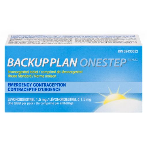 Picture of BACKUP PLAN CONTRACEPTION 1 TABLET