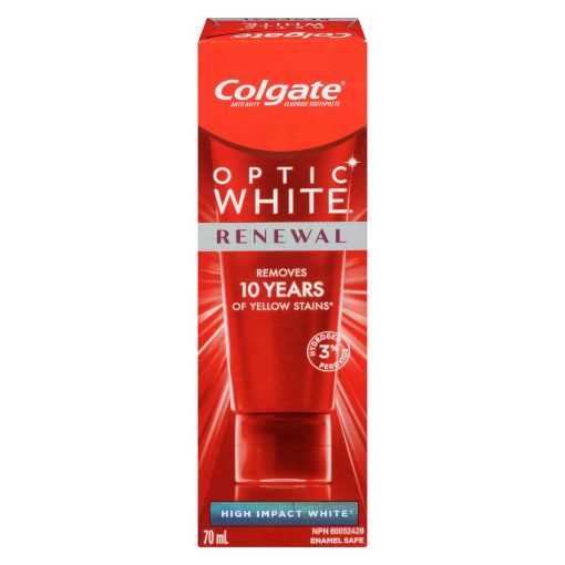 Picture of COLGATE OPTIC WHITE RENEWAL TOOTHPASTE - HIGH IMPACT WHITE 70ML