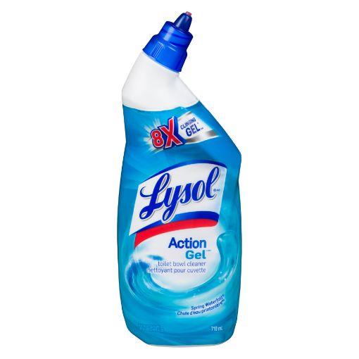 Picture of LYSOL TOILET BOWL CLEANER GEL ACTION SPRING WATERFALL 710ML                