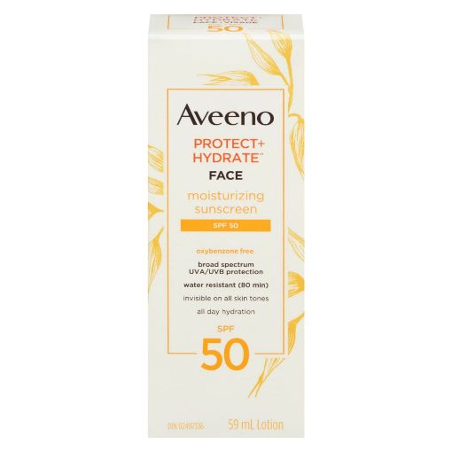 Picture of AVEENO PROTECT + HYDRATE FACE SPF50 59ML                                   