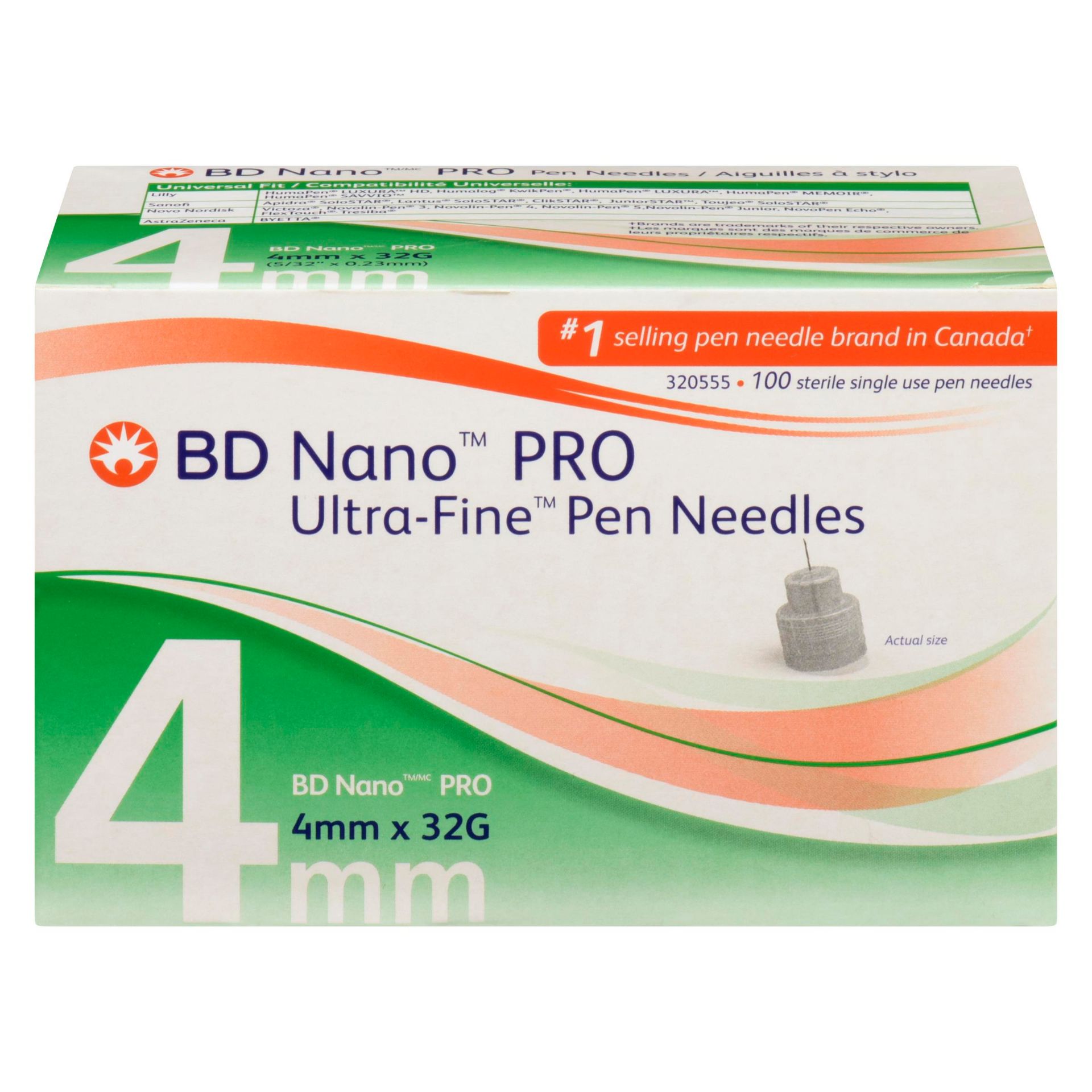 BD Pen Needle Ultra Fine Pro 4MM 32G (0.23MM) (10'S)