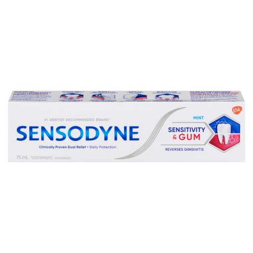 Picture of SENSODYNE SENSITIVITY and GUM TOOTHPASTE - MINT 75ML