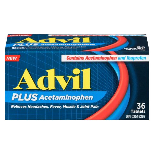 Picture of ADVIL PLUS ACETAMINOPHEN 36S