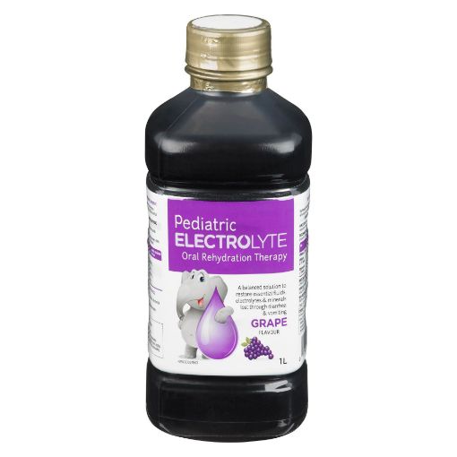 Picture of PEDIATRIC ELECTROLYTE GRAPE 1LT                                            