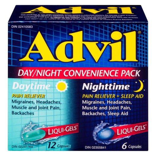 Picture of ADVIL DAY/NIGHT CONVENIENCE PACK 18S