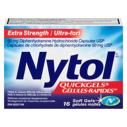 Picture of NYTOL SLEEP AID - QUICK GELS 50MG 16S                                      