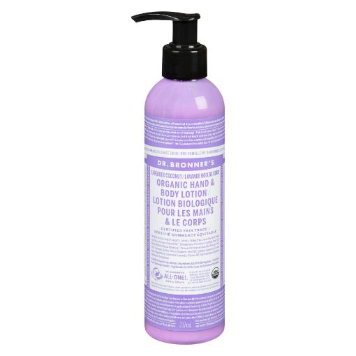 Picture of DR. BRONNERS HAND AND BODY LOTION - LAVENDER 237ML