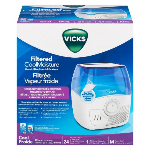 Picture of VICKS COOL MOISTURE EVAPOURATIVE HUMIDIFIER                                
