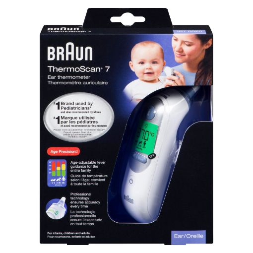 Picture of BRAUN THERMOSCAN THERMOMETER W/STORAGE CASE - EAR                          