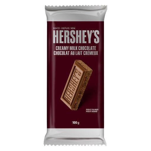 Picture of HERSHEY CREAMY MILK CHOCOLATE - FAMILY BAR 100GR