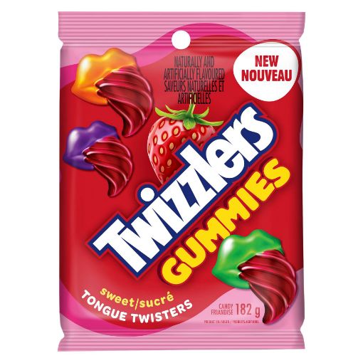 Picture of TWIZZLERS GUMMIES TONGUE TWISTERS - SWEET 182GR                            