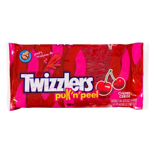 Picture of TWIZZLERS PULL N PEEL - CHERRY - PARTY PACK 396GR