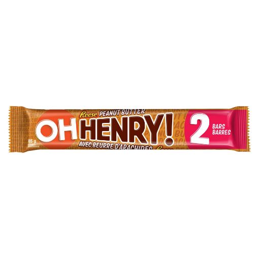 Picture of HERSHEY OH HENRY PEANUT BUTTER - KING SIZE BAR 85GR