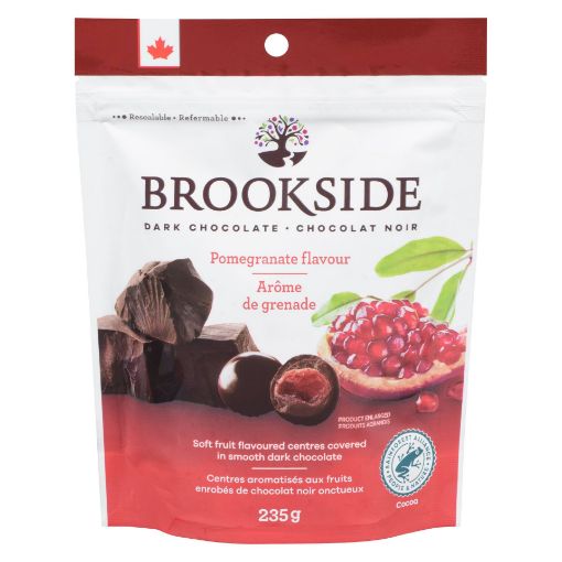 Picture of BROOKSIDE DARK CHOCOLATE POMEGRANATE - POUCH 235GR