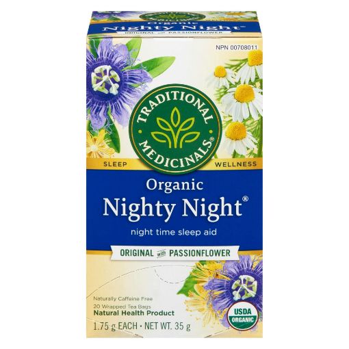 Picture of TRADITIONAL MEDICINALS ORGANIC TEA - NIGHTY NIGHT 20S               