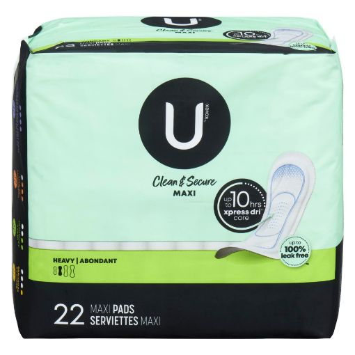 Picture of U BY KOTEX MAXI PAD - SUPER LONG 22S                                       