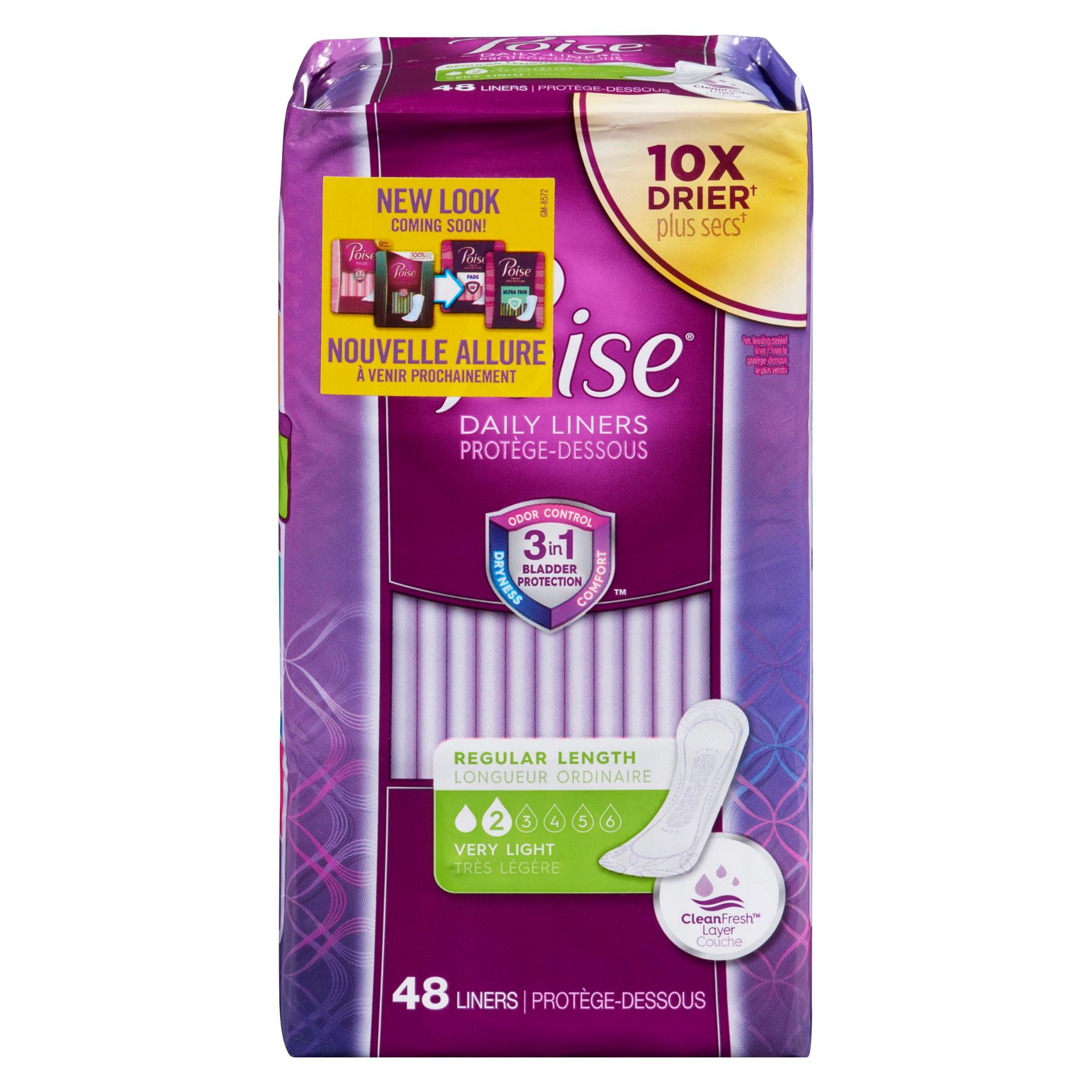 Poise Liners Extra Long 22 Pack - SuperPharmacyPlus