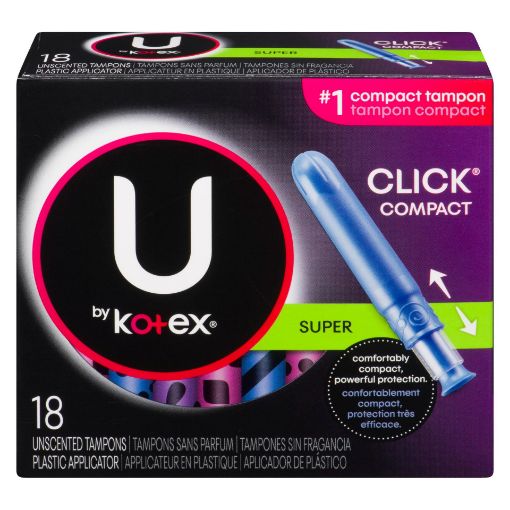 Picture of U BY KOTEX TAMPON - SUPER 18S                                              