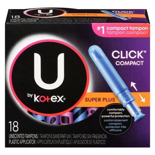 Picture of U BY KOTEX TAMPON - SUPER PLUS 18S                                         