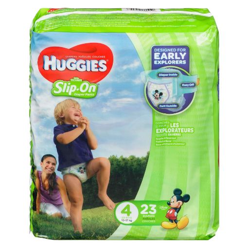 Picture of HUGGIES LITTLE MOVERS SLIP-ON DIAPERS - STEP 4 23S                         