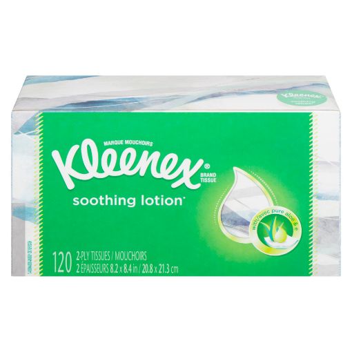 Picture of KLEENEX FACIAL TISSUE W/ LOTION 120S                                       