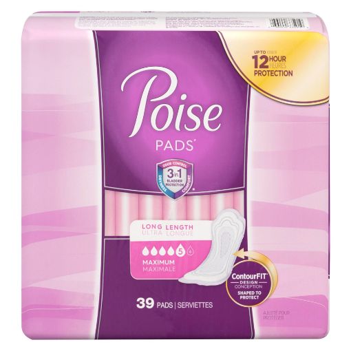 Picture of POISE PADS - MAXIMUM - LONG 39S