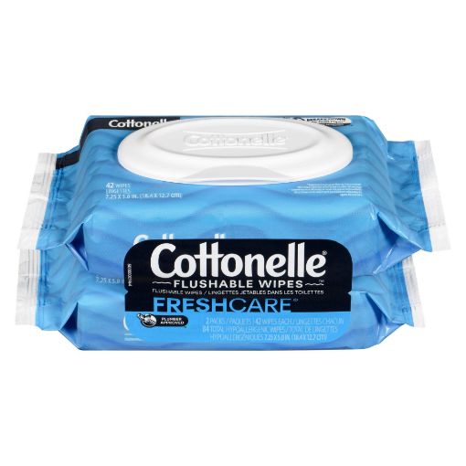 Picture of COTTONELLE FRESH CARE FLUSHABLE CLEANSING CLOTHS REFILL 84S                