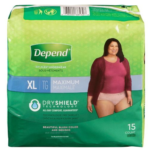 Picture of DEPEND FRESH PROTECTION UNDERWEAR FOR WOMEN - MAXIMUM - XL 15S