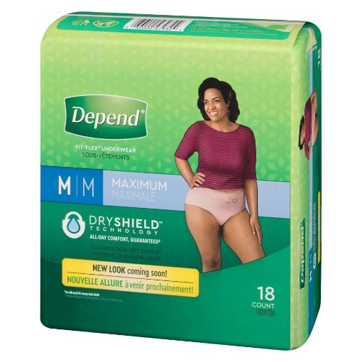 Picture of DEPEND FRESH PROTECTION UNDERWEAR FOR WOMEN - MAXIMUM - M 18S