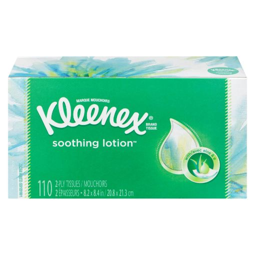 Picture of KLEENEX LOTION FLAT FACIAL TISSUE 110S                                     