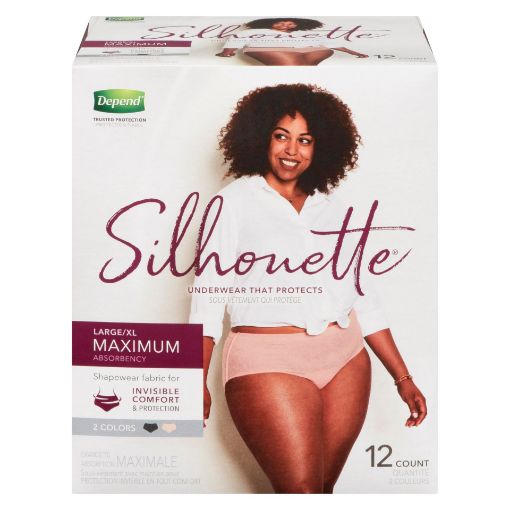 Picture of DEPEND SILHOUETTE UNDERWEAR - L/XL FOR WOMEN 12S                           