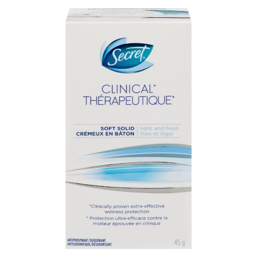 Picture of SECRET CLINICAL ANTIPERSPIRANT - LIGHT and FRESH SOFT SOLID 45GR