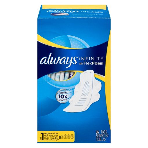 Picture of ALWAYS INFINITY PAD - REGULAR W/WINGS 36S                                  