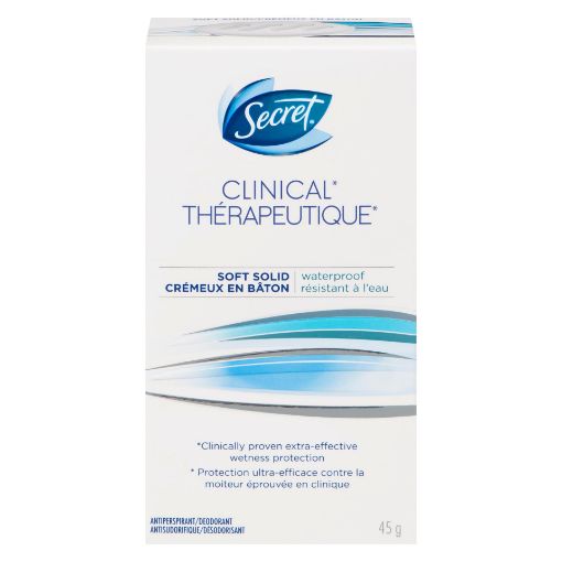 Picture of SECRET CLINICAL ANTIPERSPIRANT - WATERPROOF SOFT SOLID 45GR                