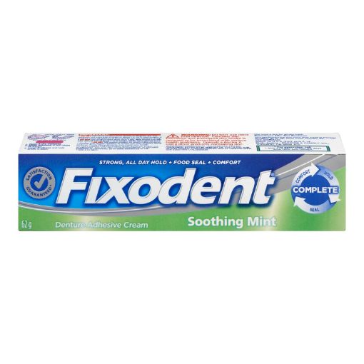 Picture of FIXODENT COMPLETE DENTURE ADHESIVE CREAM 62GR                              