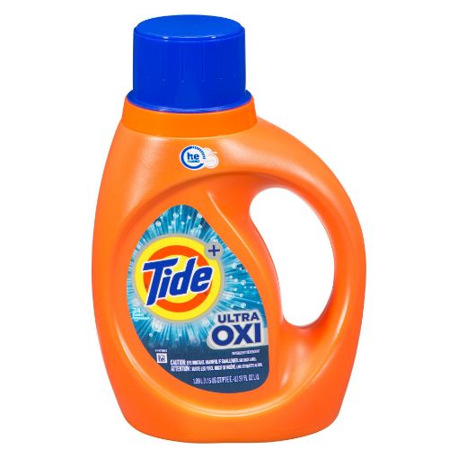 Picture of TIDE LIQUID 2X HIGH EFFICIENCY LAUNDRY DETERGENT - ULTRA OXI - 1.09LT