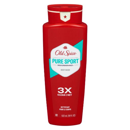 Picture of OLD SPICE HIGH ENDURANCE HAIR and BODY WASH - PURE SPORT 532ML