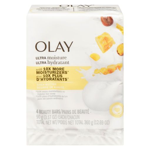 Picture of OLAY ULTRA MOISTURE BAR SOAP 4X90GR                                        