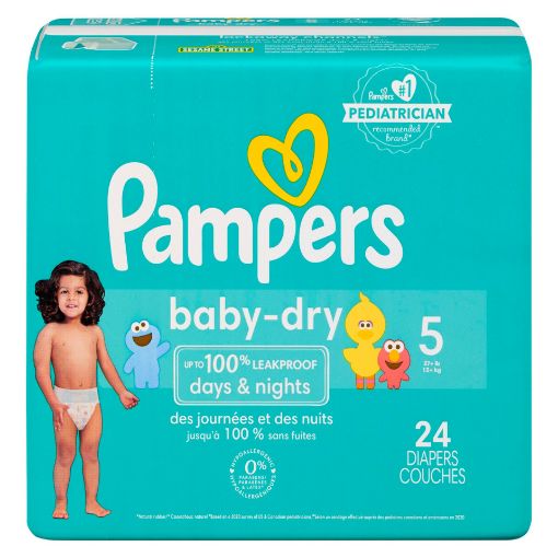 Picture of PAMPERS BABYDRY SIZE 5 JUMBO 24S                                           