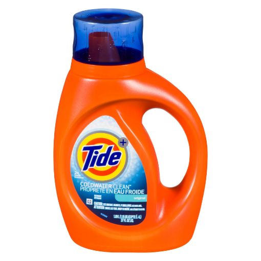Picture of TIDE COLD WATER LAUNDRY DETERGENT - LIQUID - FRESH SCENT 1.18LT            