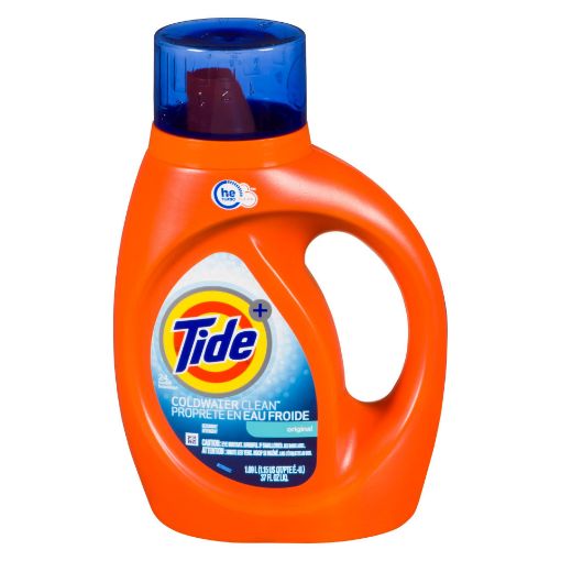 Picture of TIDE COLD WATER HE LAUNDRY DETERGENT - LIQUID - FRESH SCENT 1.18LT         