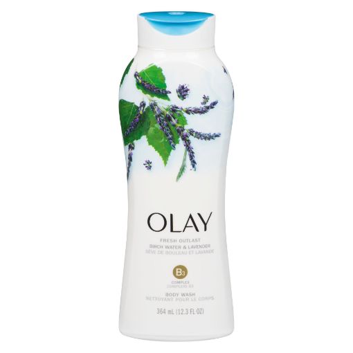 Picture of OLAY BODY WASH - FRESH OUTLAST BIRCH WATER and LAVENDER 364ML